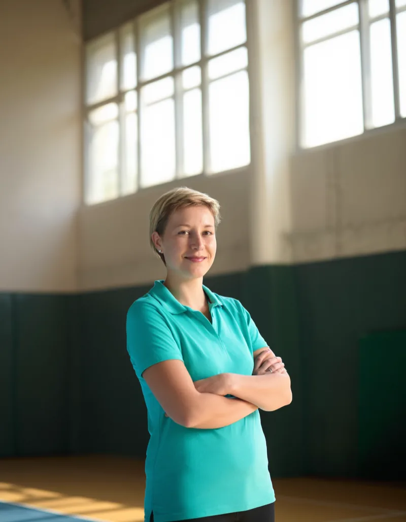 Portrait of Mareike Voss, Managing director, course lead at Sportpark Lessing